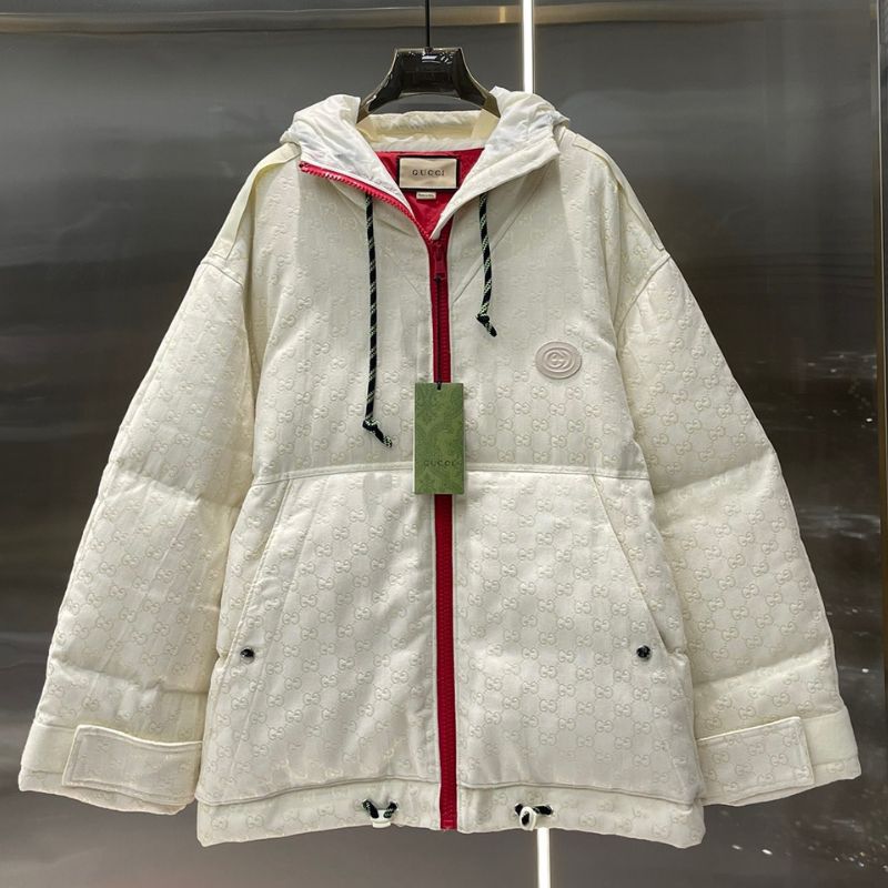 Gucci GG Cotton Canvas Puffer Jacket