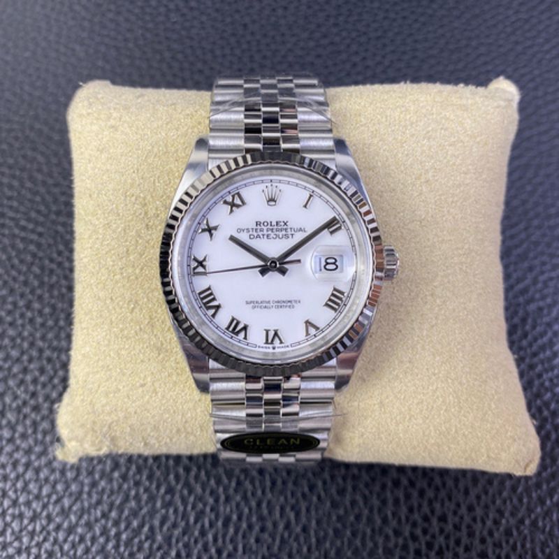 Rolex Datejust White Dial Watch