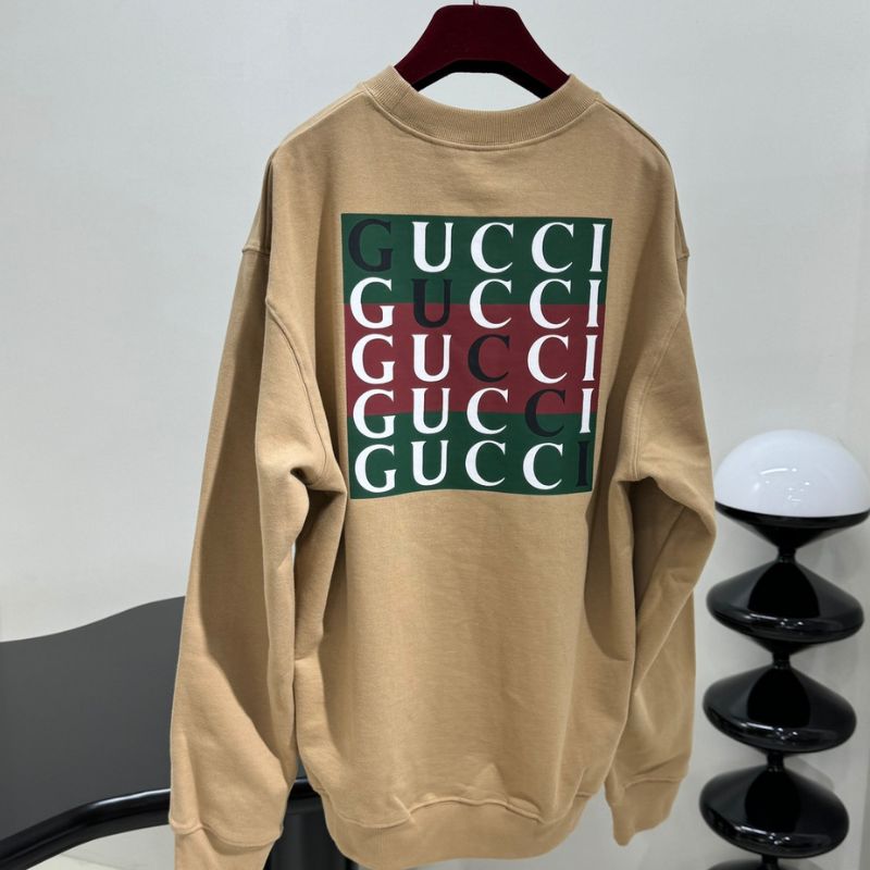 Gucci New Knitted Cotton Round Neck Sweatshirt