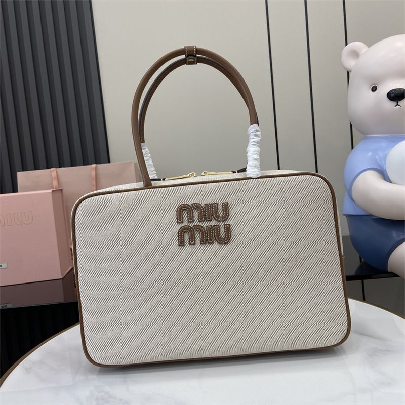 Beau Canvas and Leather Bag