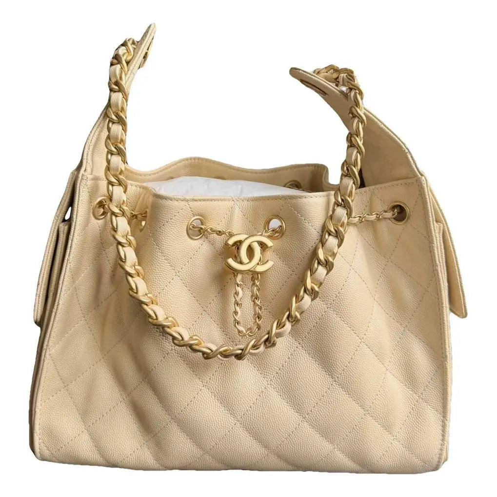 Chanel Beige Handbag
