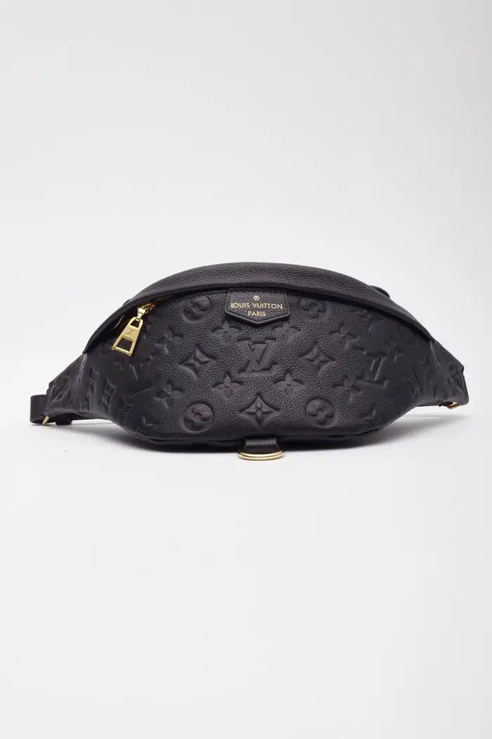 LV Black Monogram Bum Bag