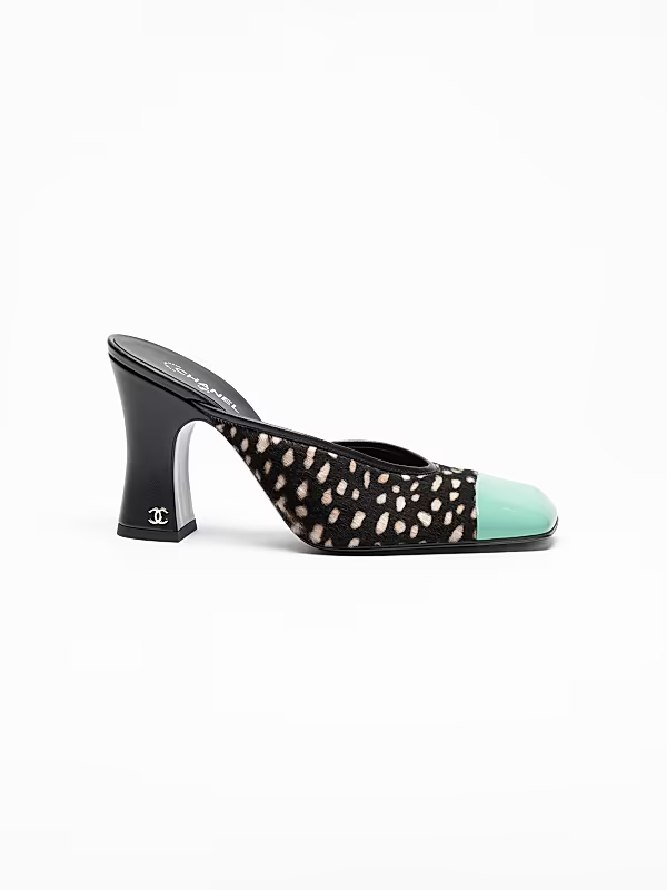 Chanel Two-Tone Mules