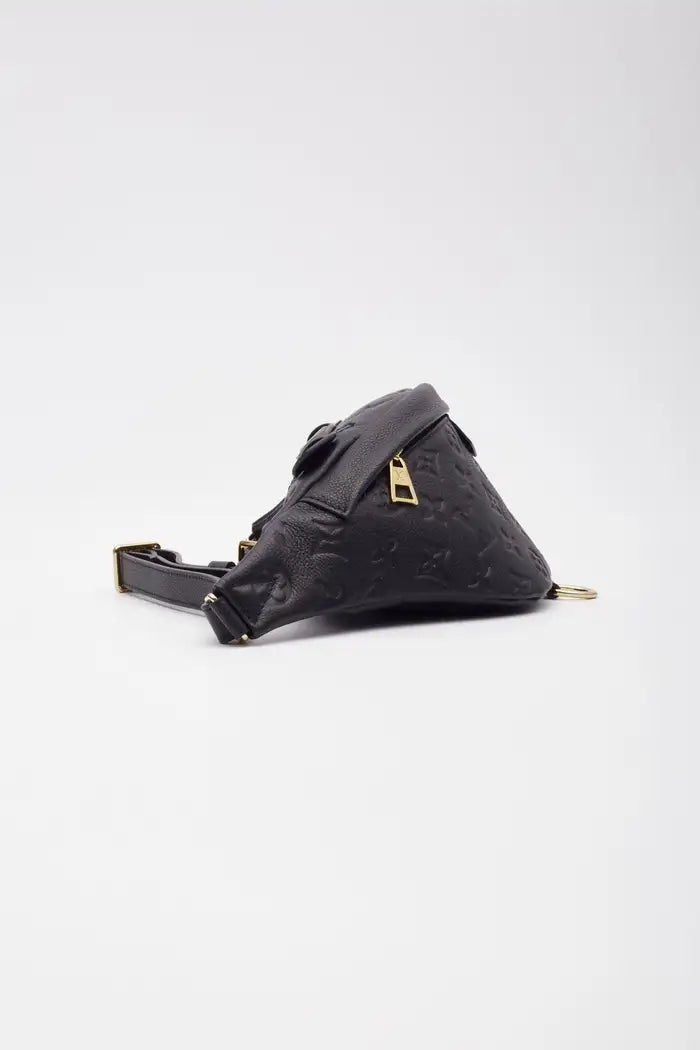 LV Black Monogram Bum Bag