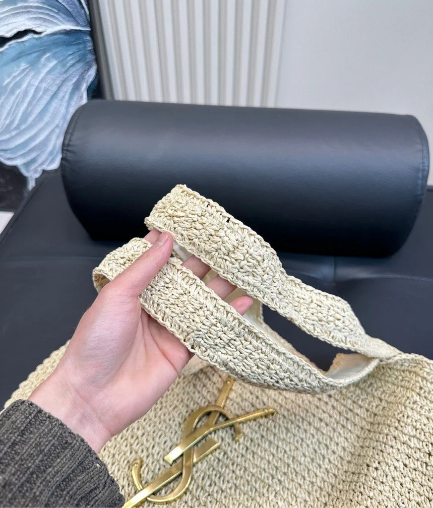 Ysl Gold Basket Bag