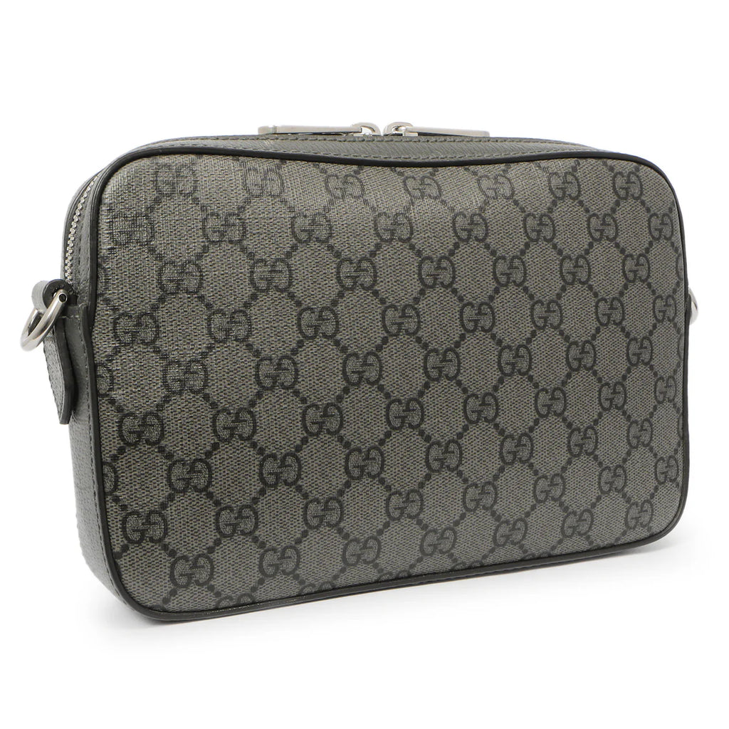 Gucci Grey GG Supreme Monogram Ophidia Crossbody Bag