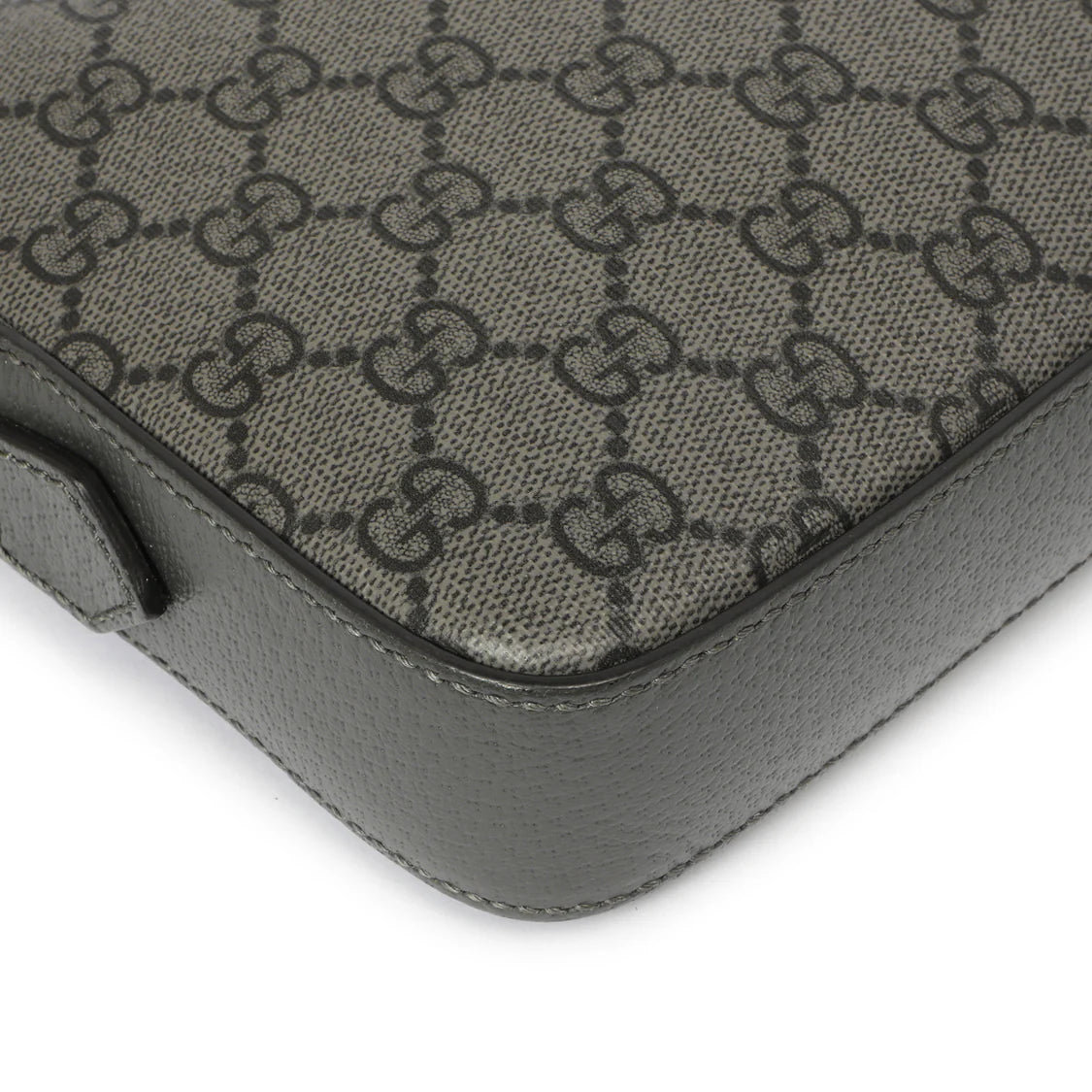 Gucci Grey GG Supreme Monogram Ophidia Crossbody Bag