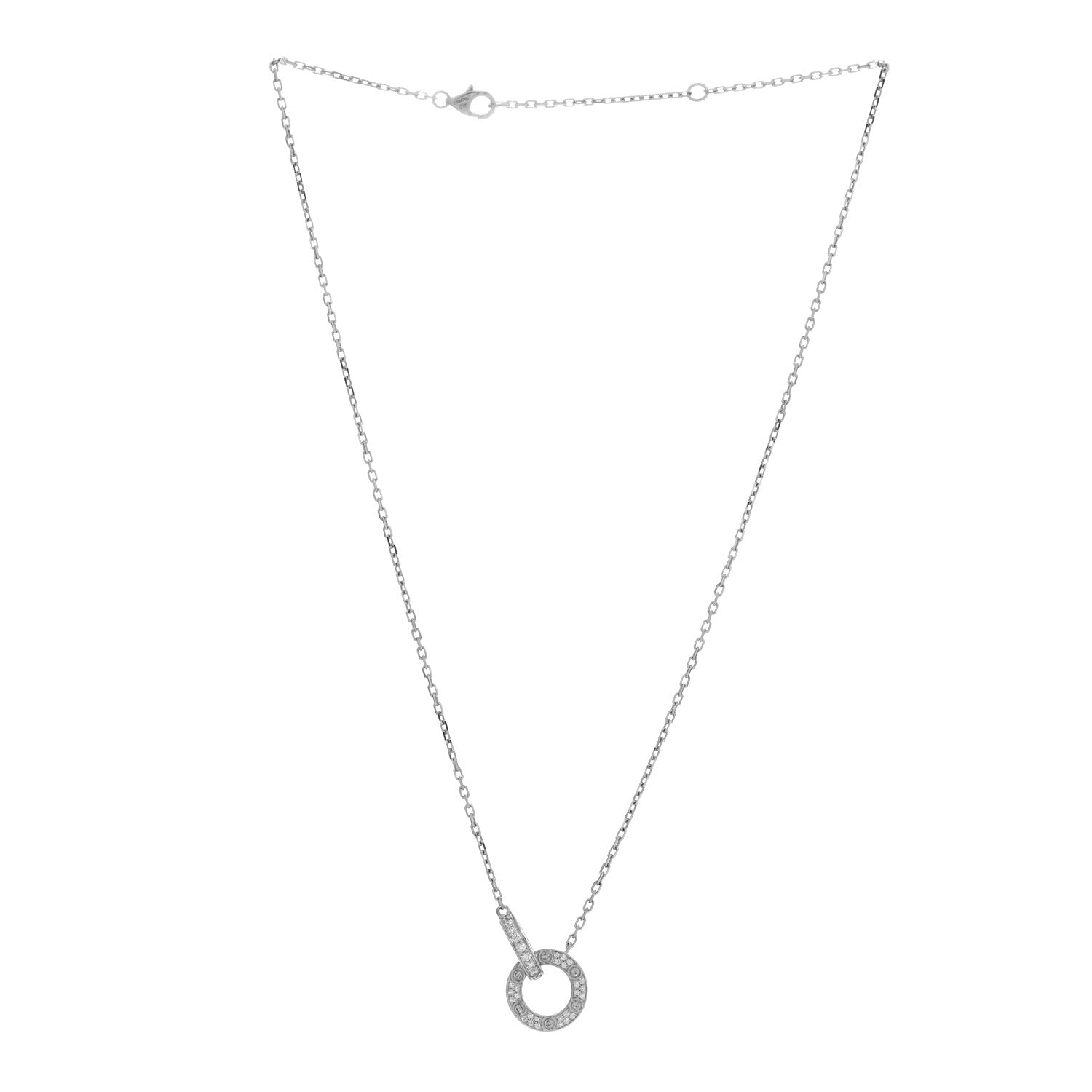 Cartier Paved Necklace