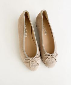 Chanel Leather ballet flats