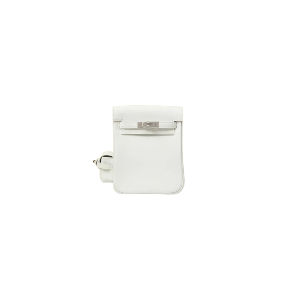 Hermes Hac A Dos Gris Perle Bag