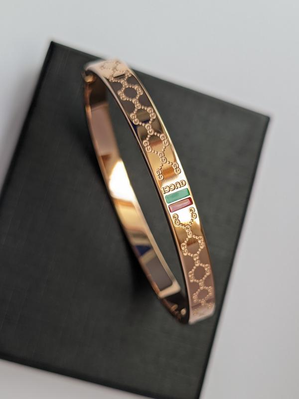 Stainless Steel Enamel Bracelet Bangle