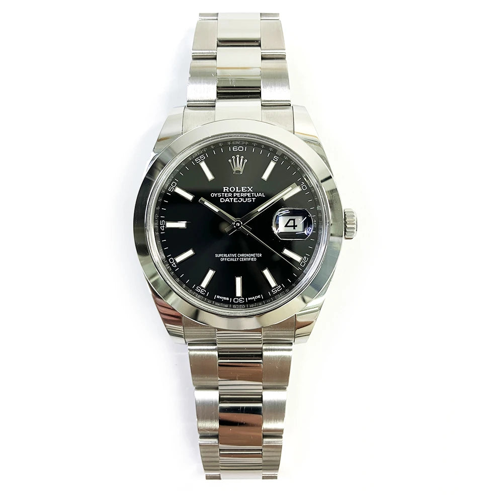 Rolex Datejust Steel Black Dial