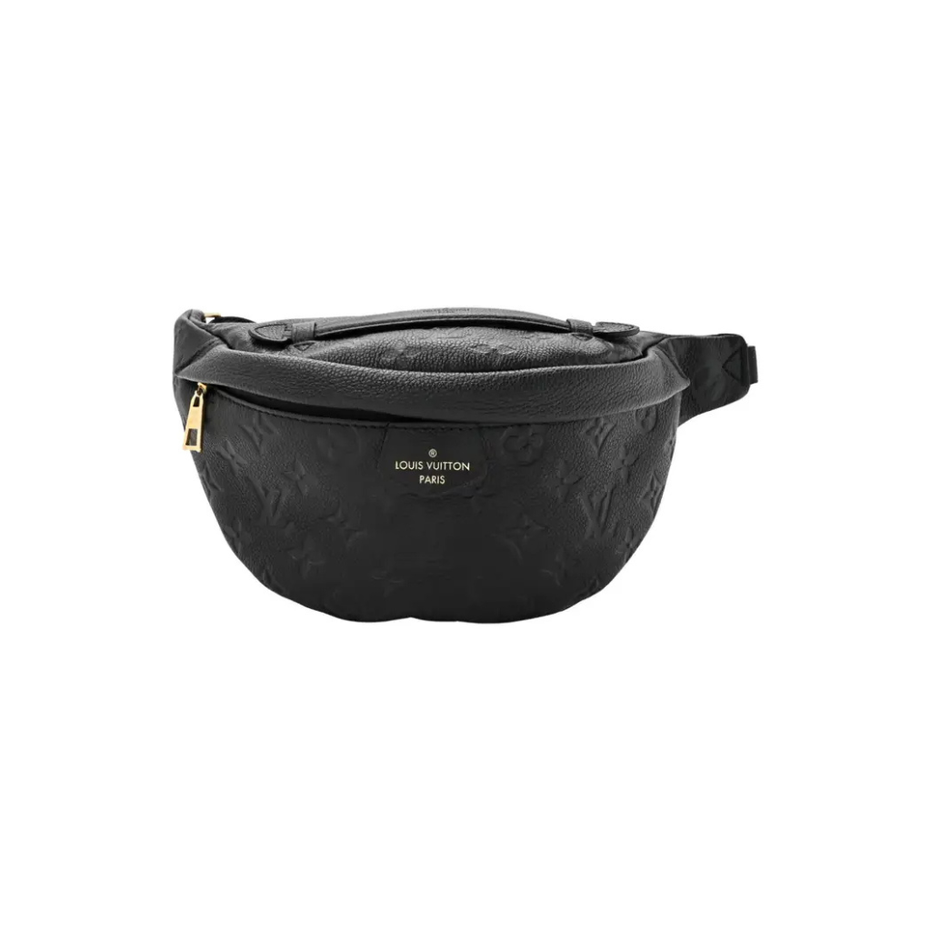 LV Black Monogram Bum Bag