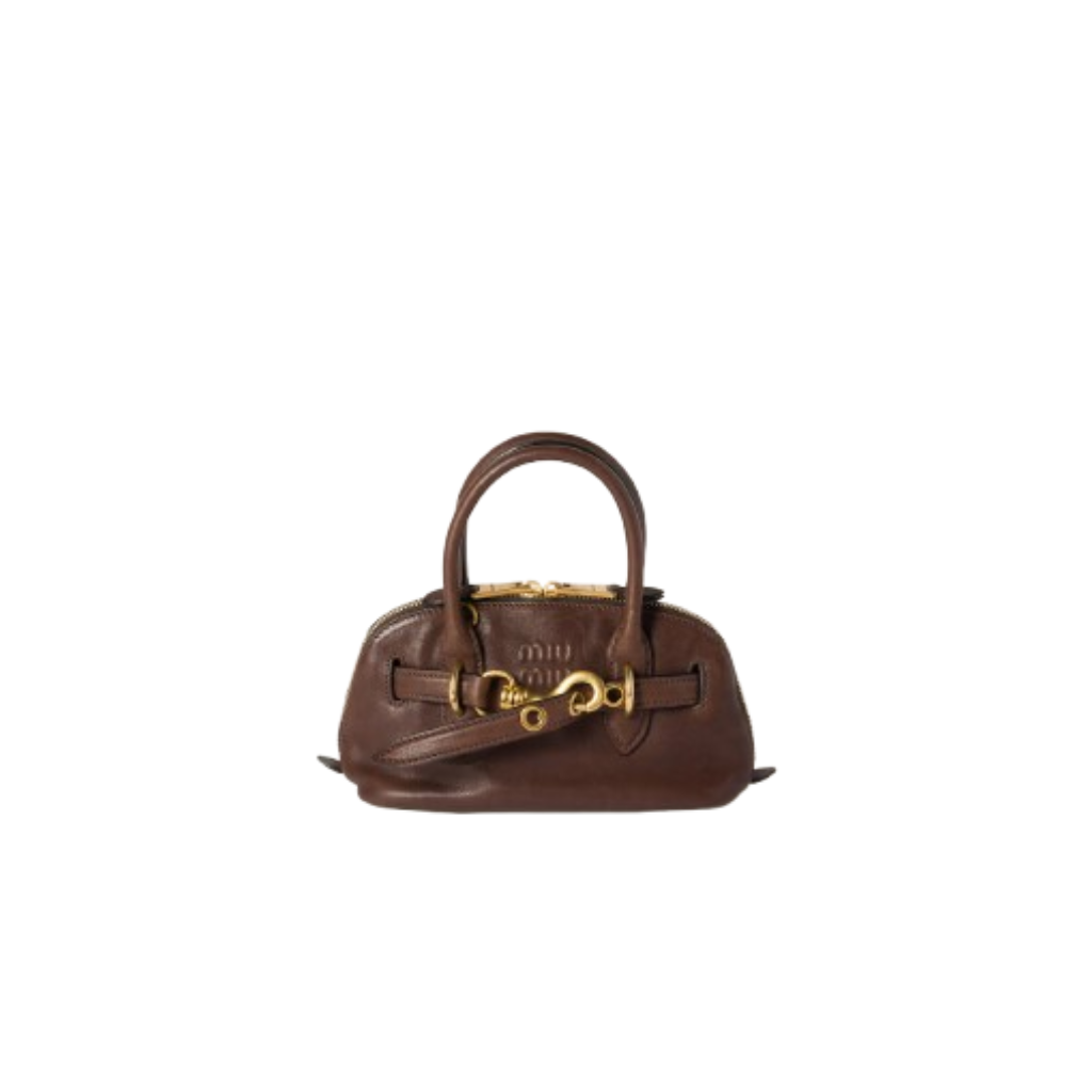 Miu Miu Briarwood Aventure Mini Nappa Leather Bag