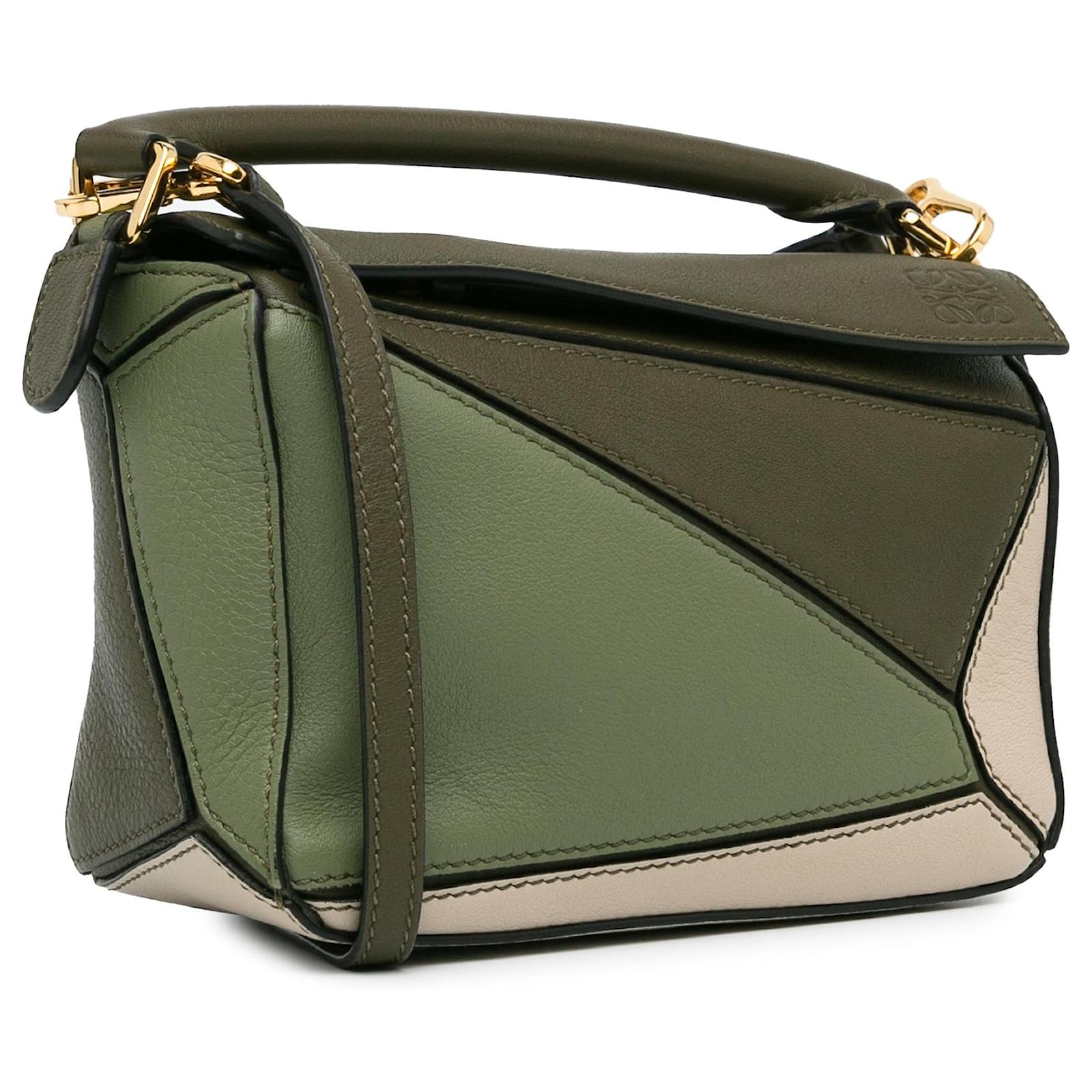 Loewe Mini Tricolor Puzzle Bag