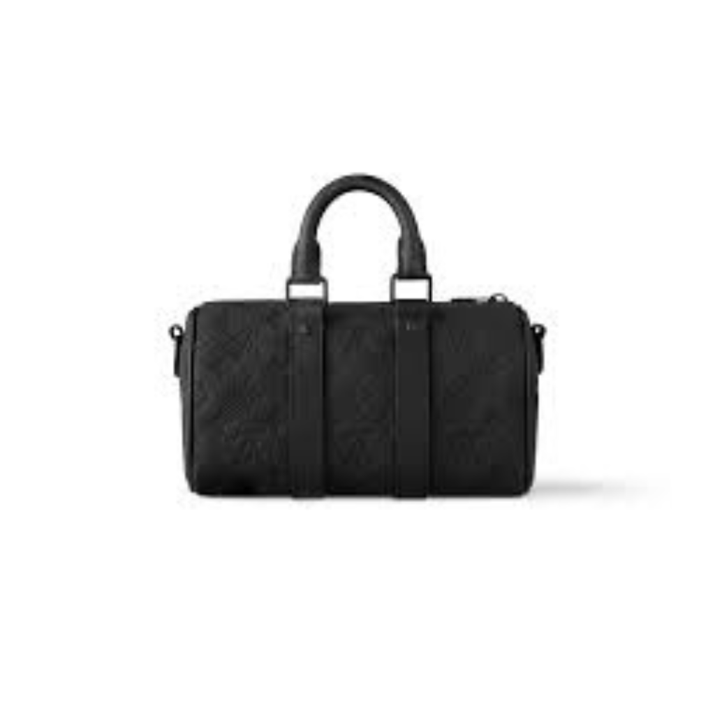 Louis Vuitton Keepall Bandouliere 25 Black Taurillon Bag