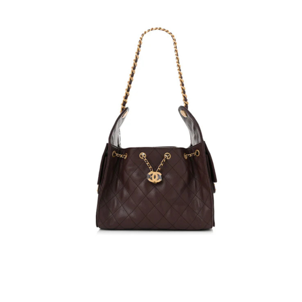 Chanel 25 small brown color