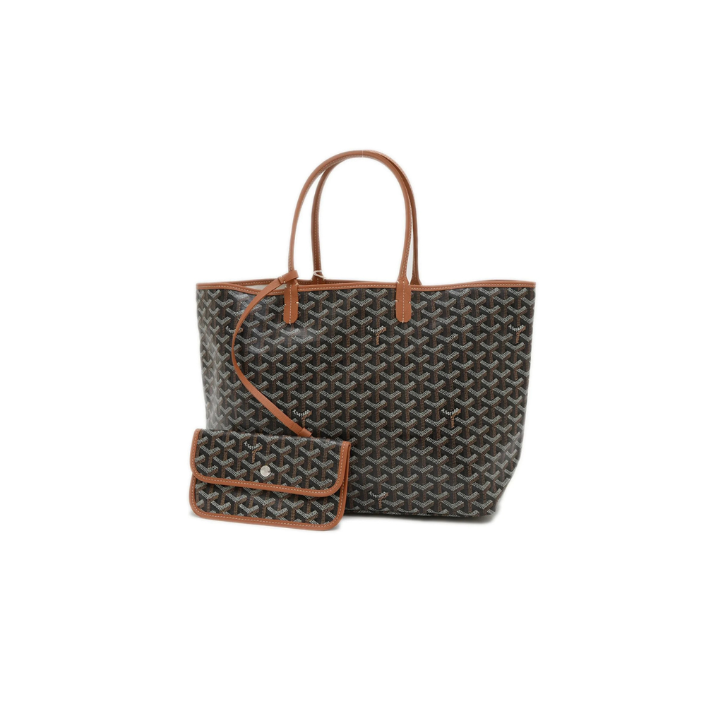 Goyard PM Tote Bag Brown Black