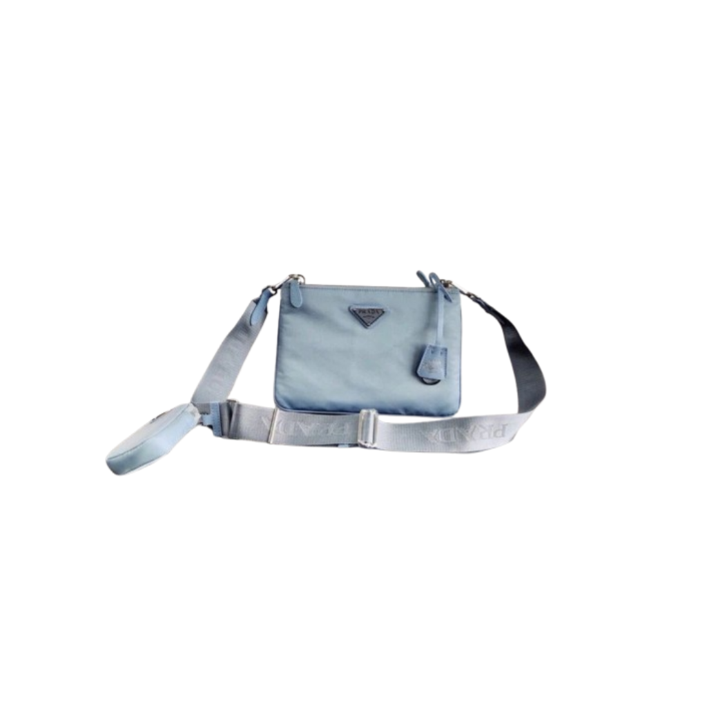 Prada Blue Nylon Bag