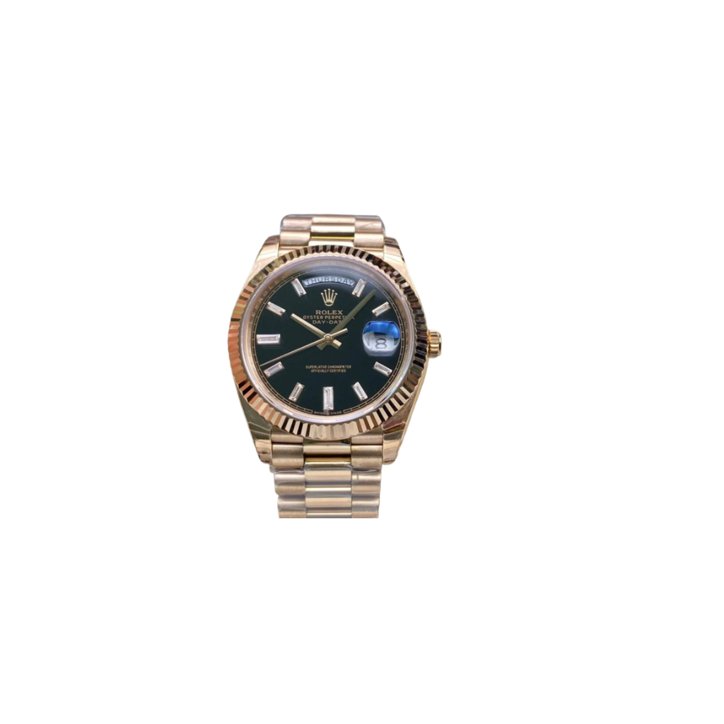Rolex Day-Date Black Dial Watch