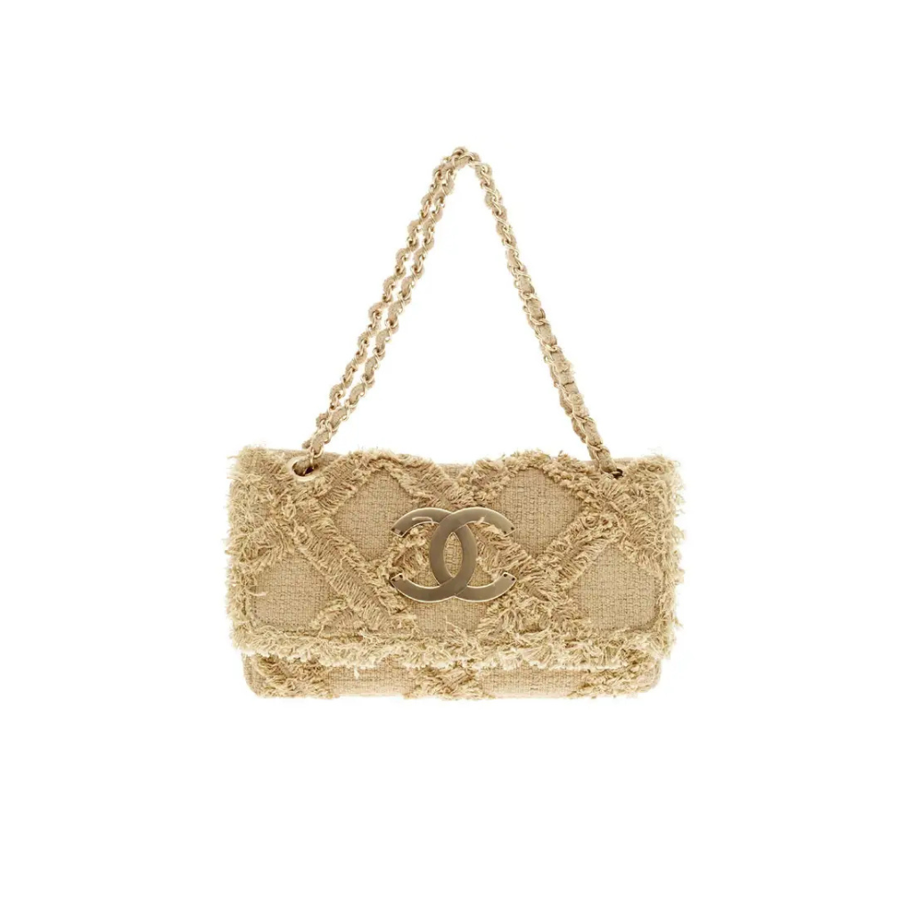 Chanel Fringe Trim Flap Bag
