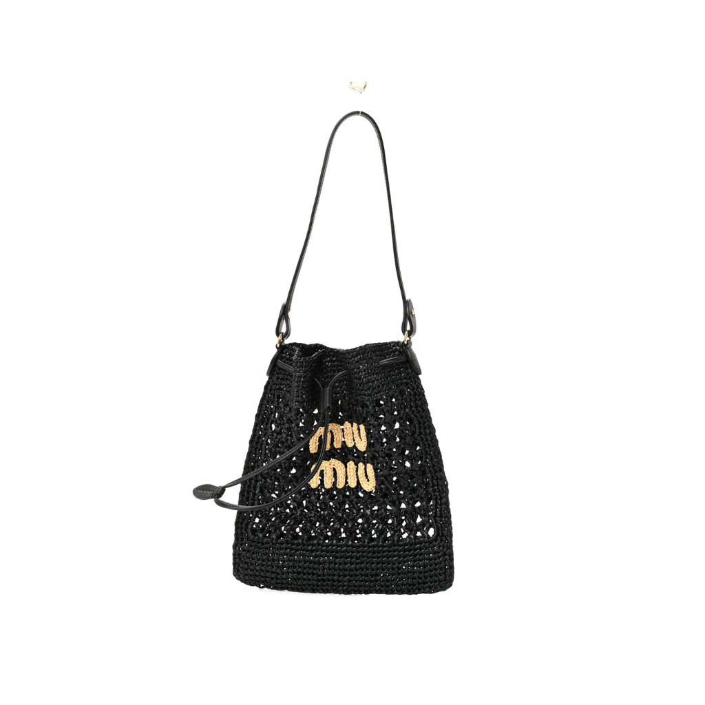 Miu Miu Woven Fabric Mini Bag