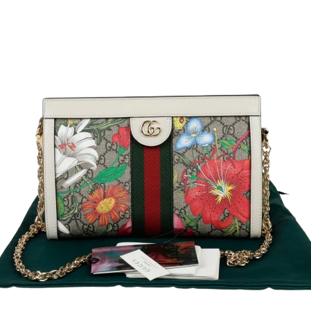Gucci ophidia flora small shoulder crossbody bag