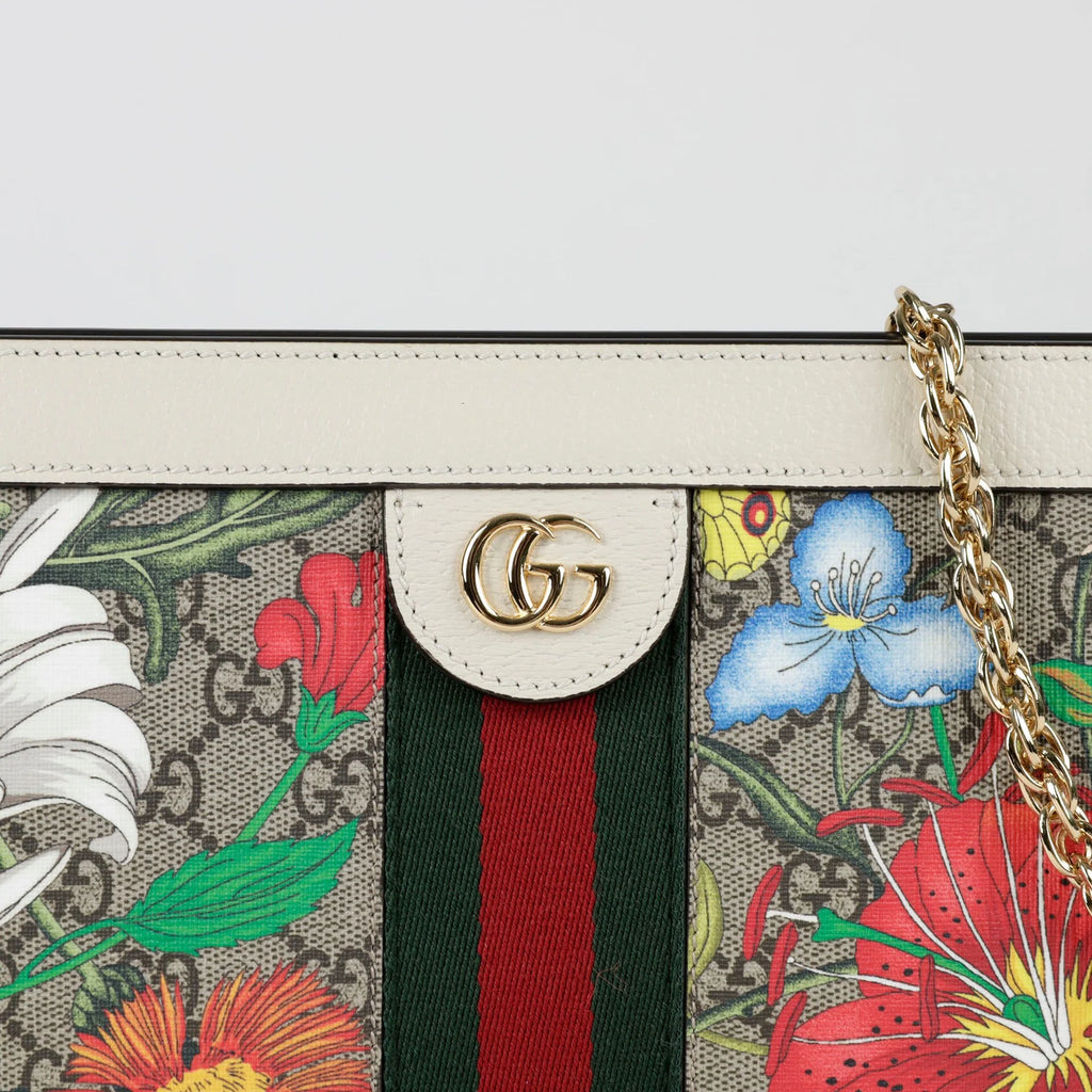 Gucci ophidia flora small shoulder crossbody bag