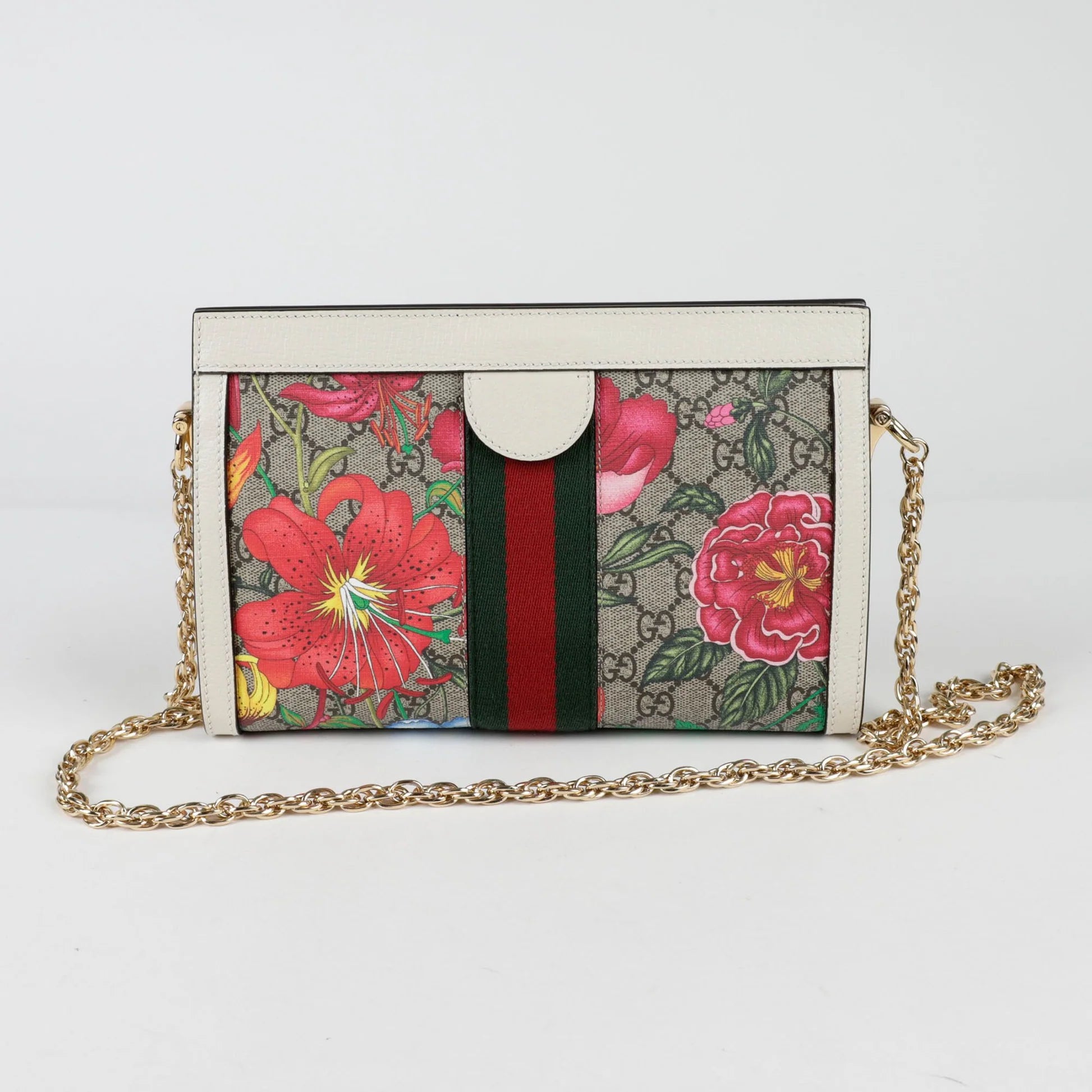 Gucci ophidia flora small shoulder crossbody bag