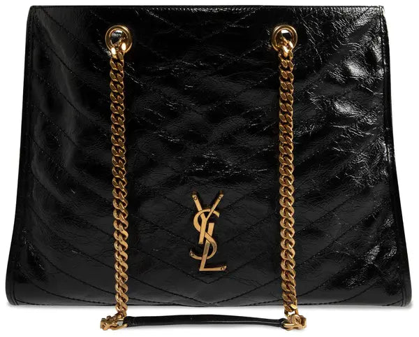 Saint Laurent Niki Nero Shopping Bag