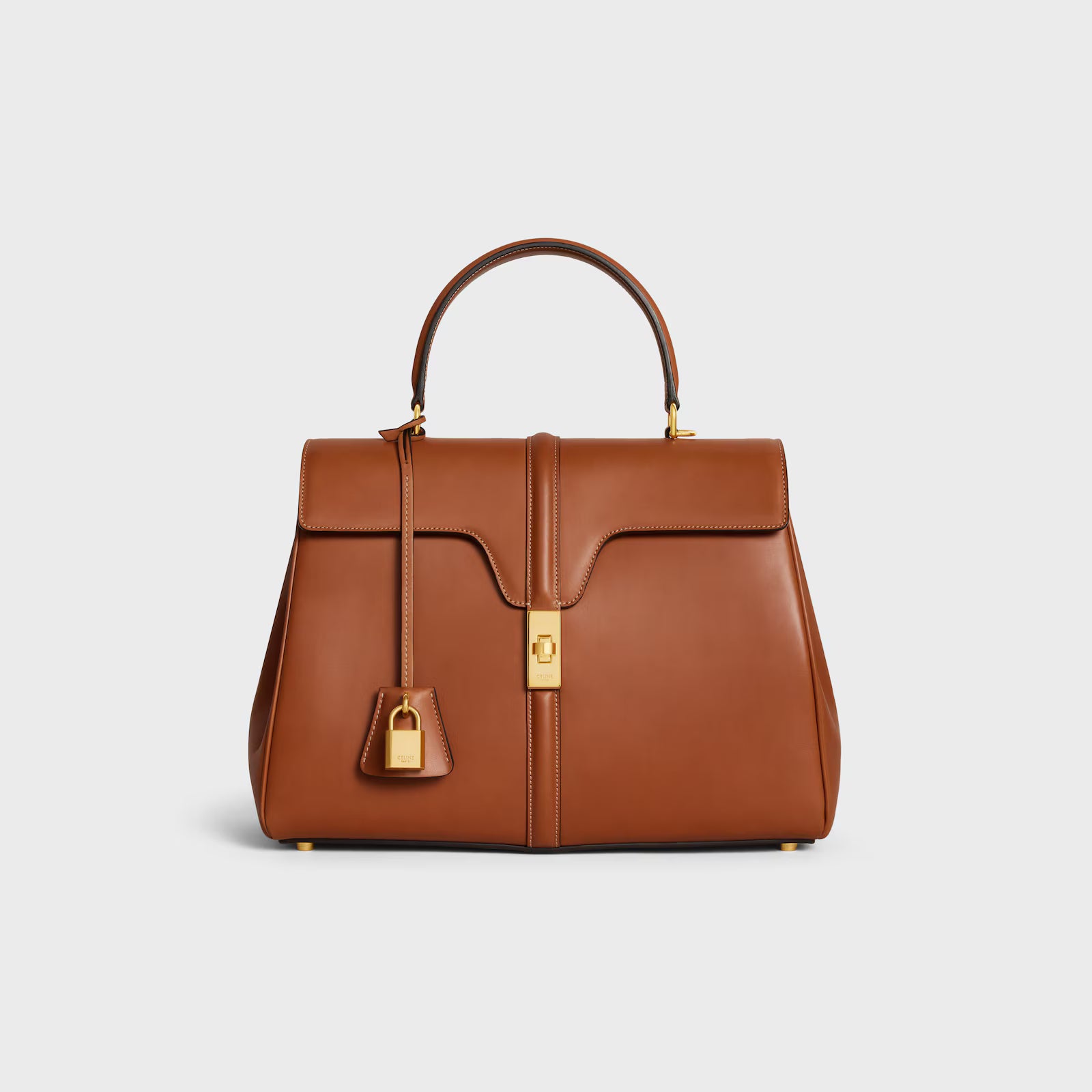Celine Leather Top Handle Bag