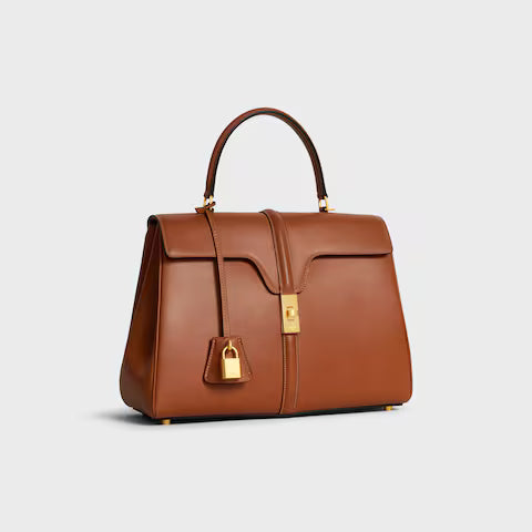 Celine Leather Top Handle Bag
