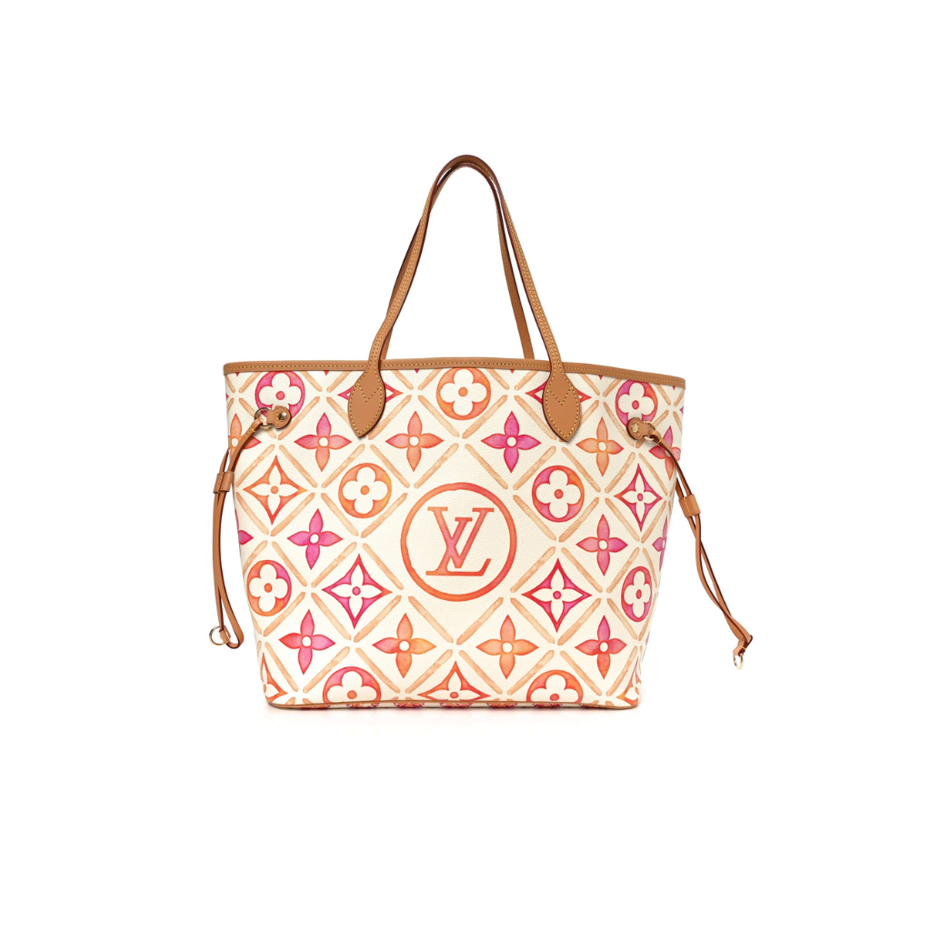 LV Neverfull Monogram Tiles Bag