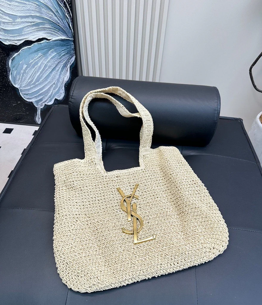 Ysl Gold Basket Bag