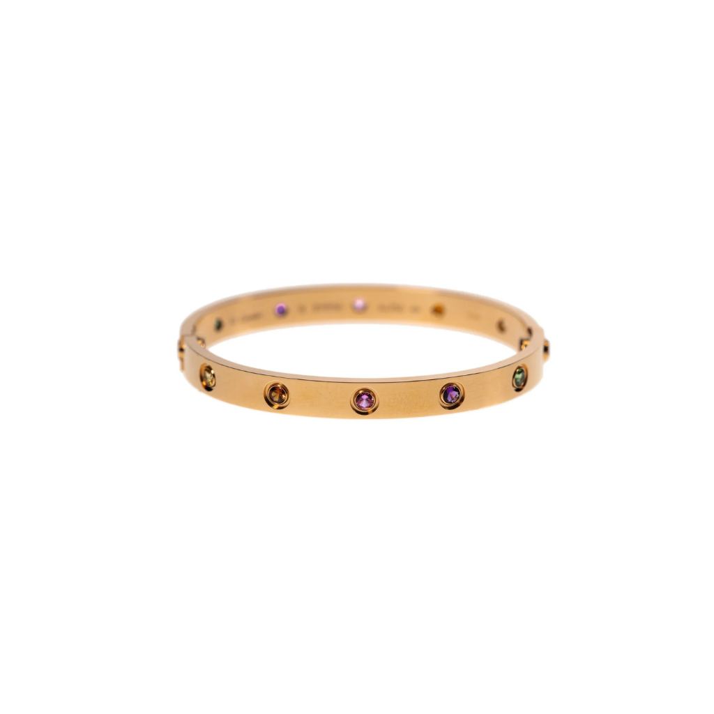 Cartier Gemstone LOVE Bracelet