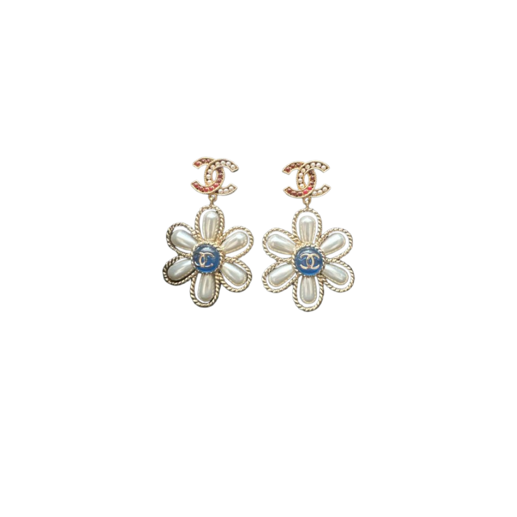 Chanel Flower Earrings