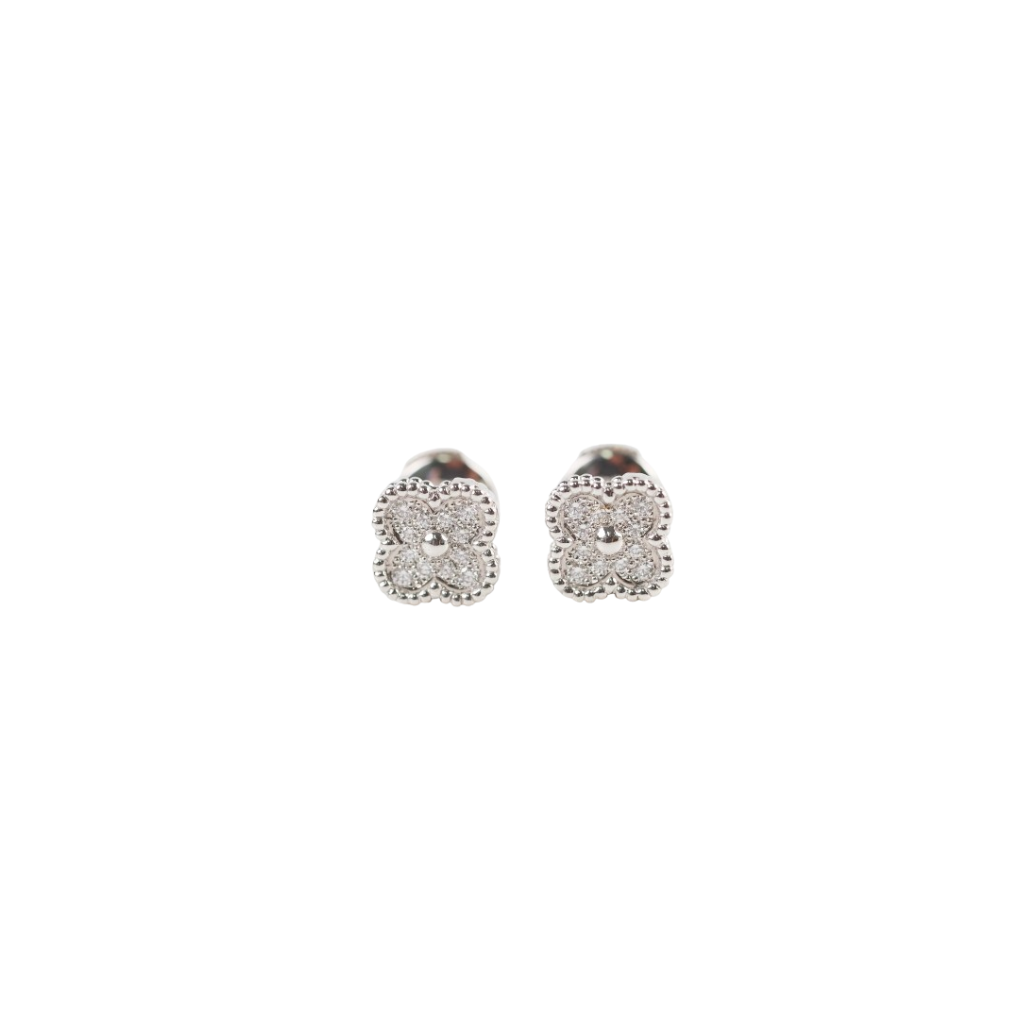 VCA Dot Clover Earrings