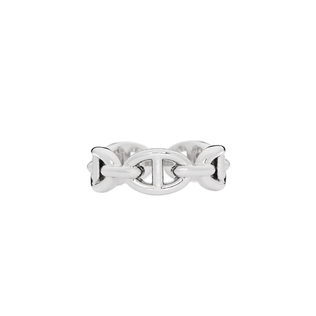 Silver d’Ancre Enchainee Ring