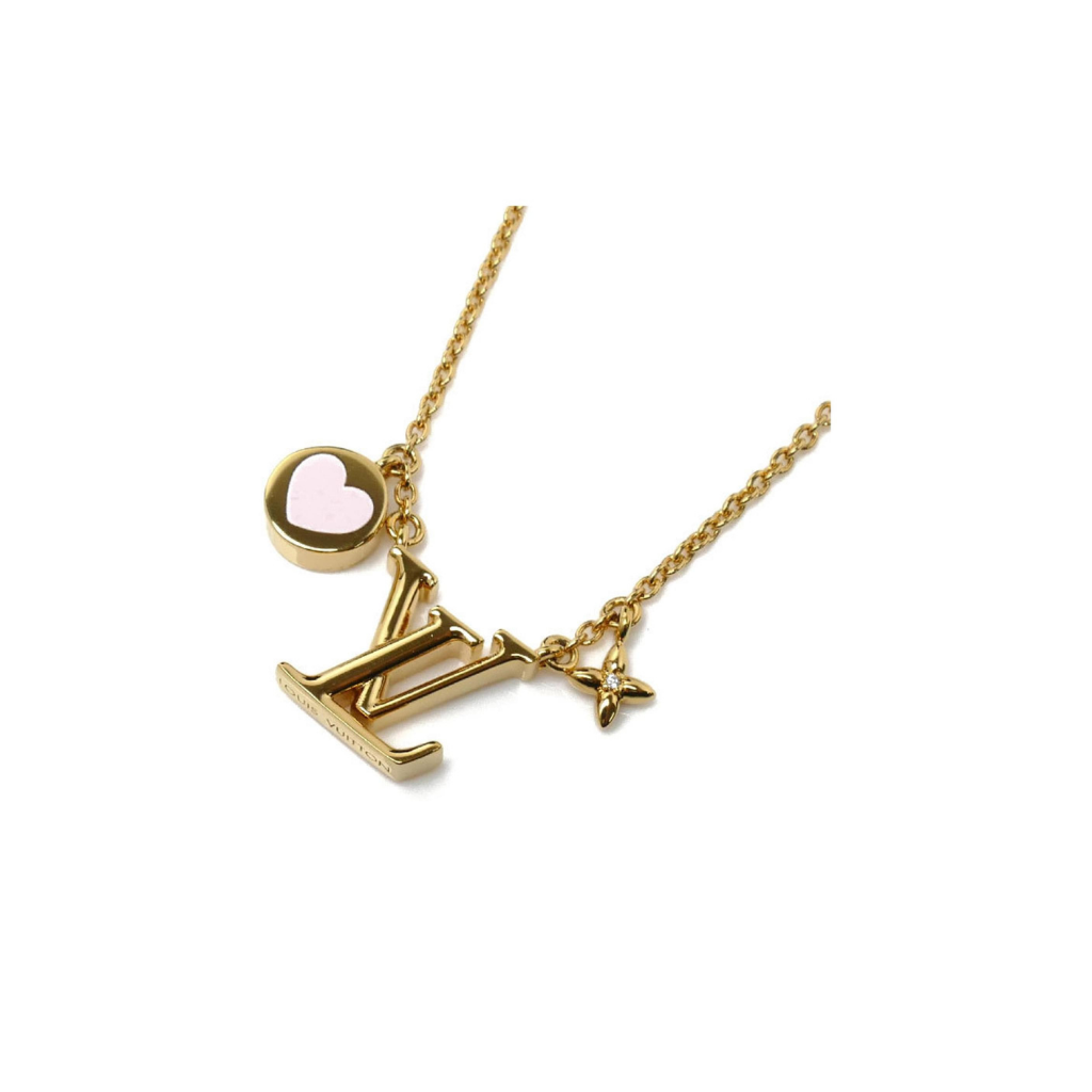 LV Heart Necklace