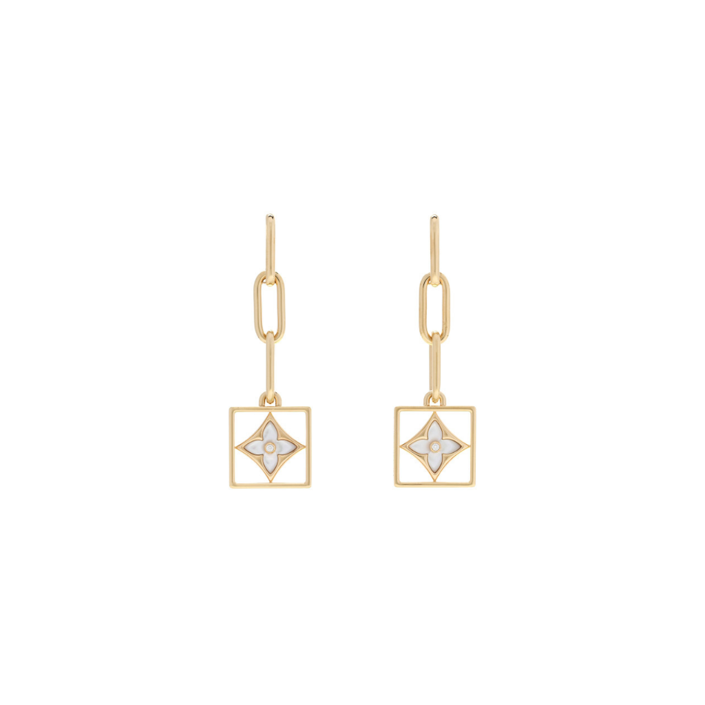 LV MOP Earrings