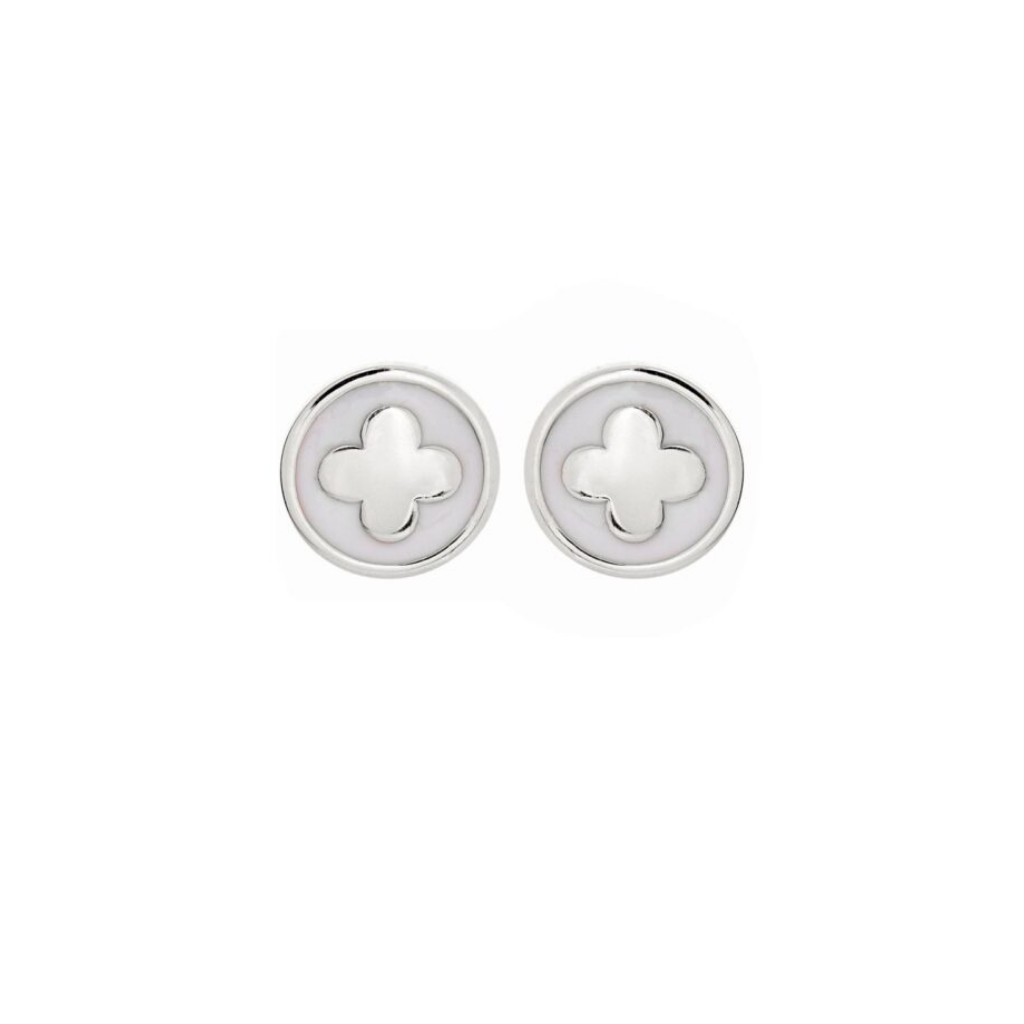 LV Silver Earrings