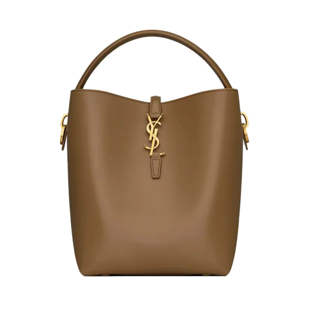Ysl 37 Brown Leather Bag