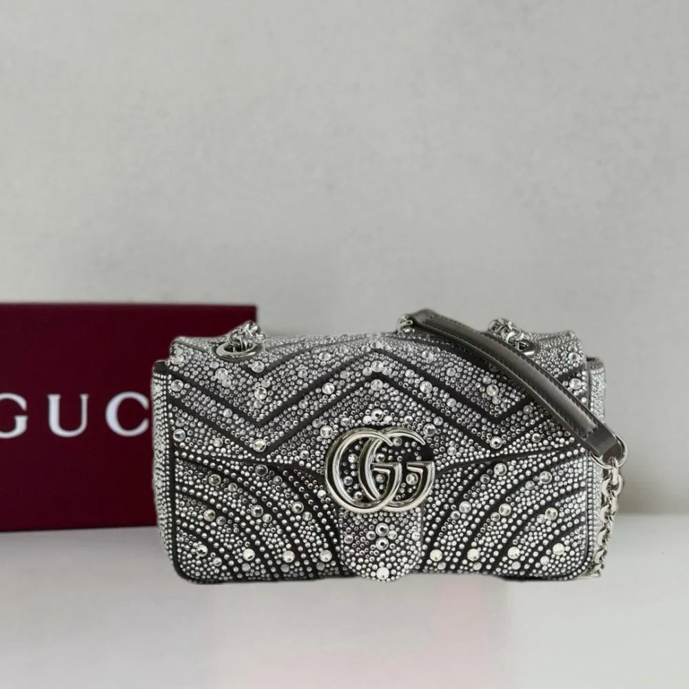 Gucci Gg Marmont Crystals