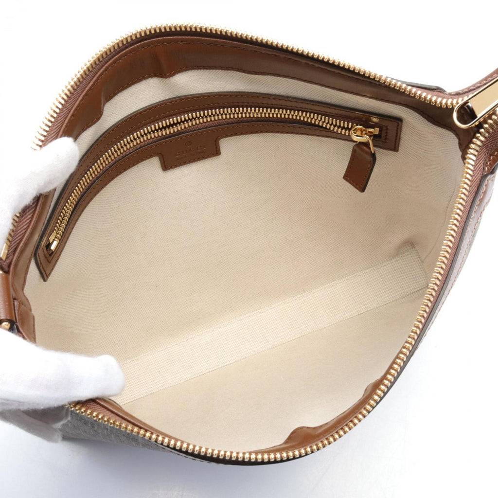 Gucci Interlocking G GG Supreme Beige Brown Bag