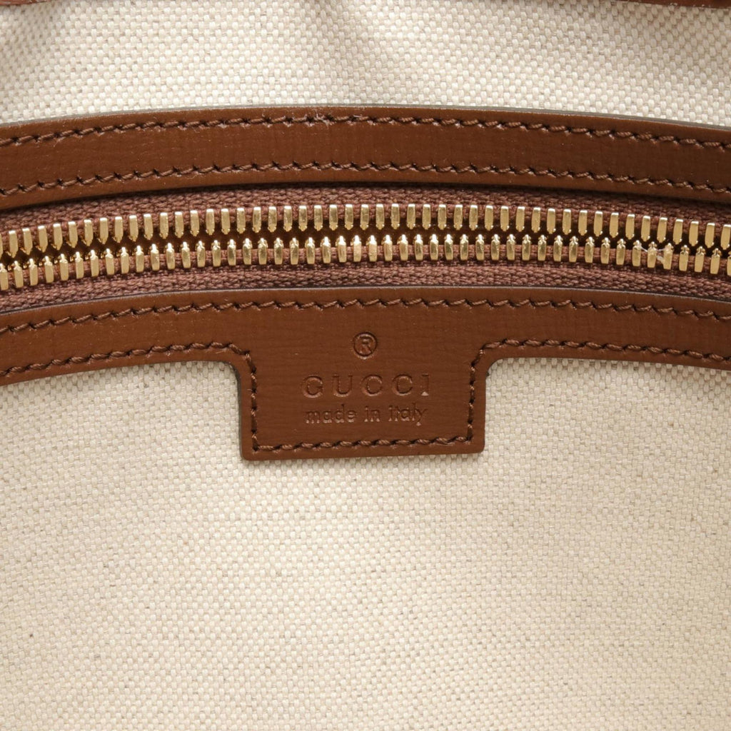 Gucci Interlocking G GG Supreme Beige Brown Bag