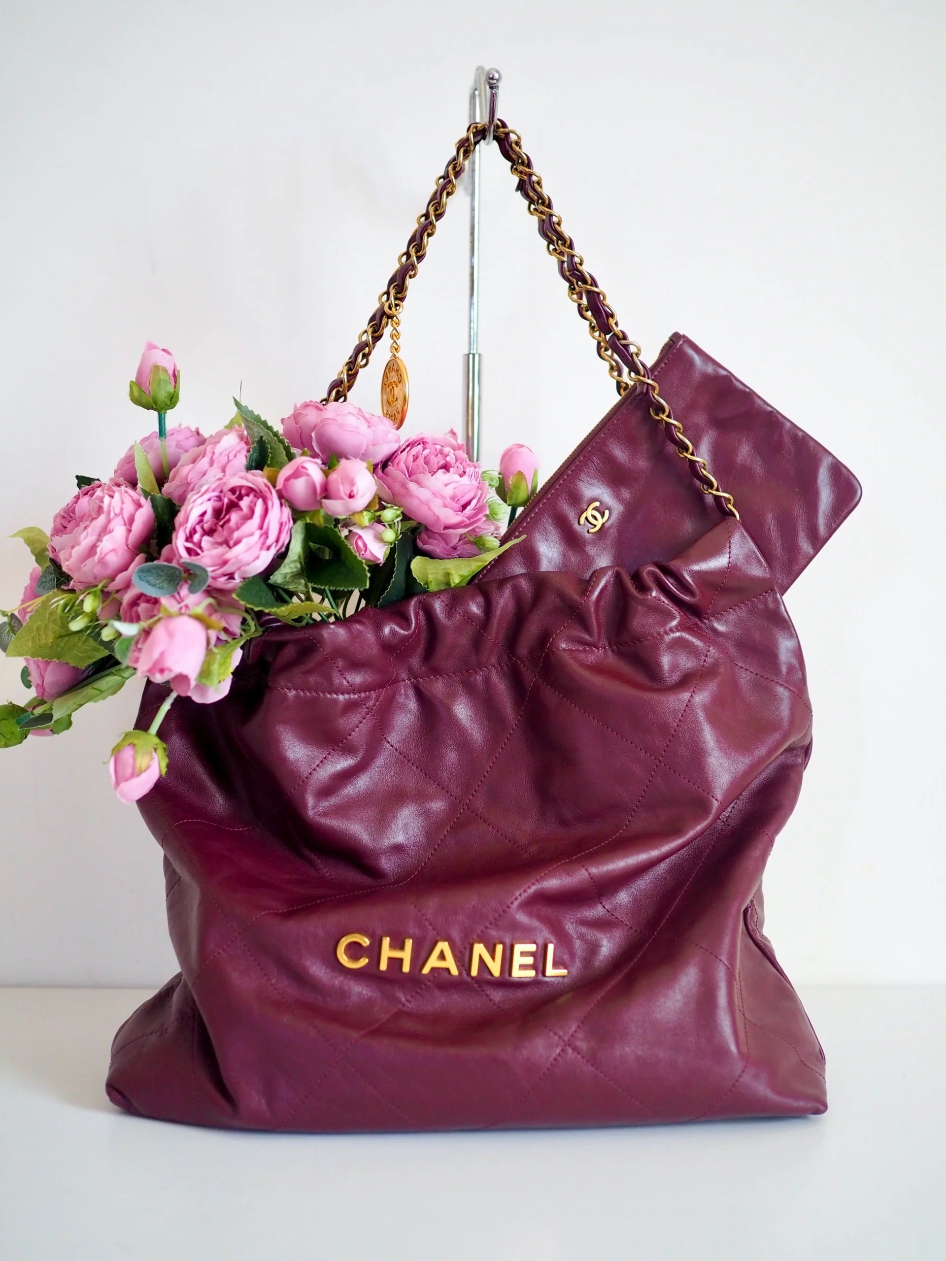 Bag CHANEL 22 Medium Burgundy