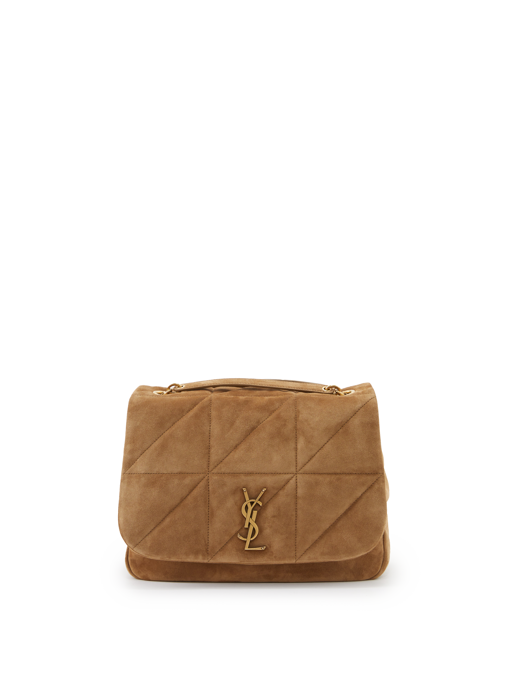Jamie Quilted Suede Shoulder Bag