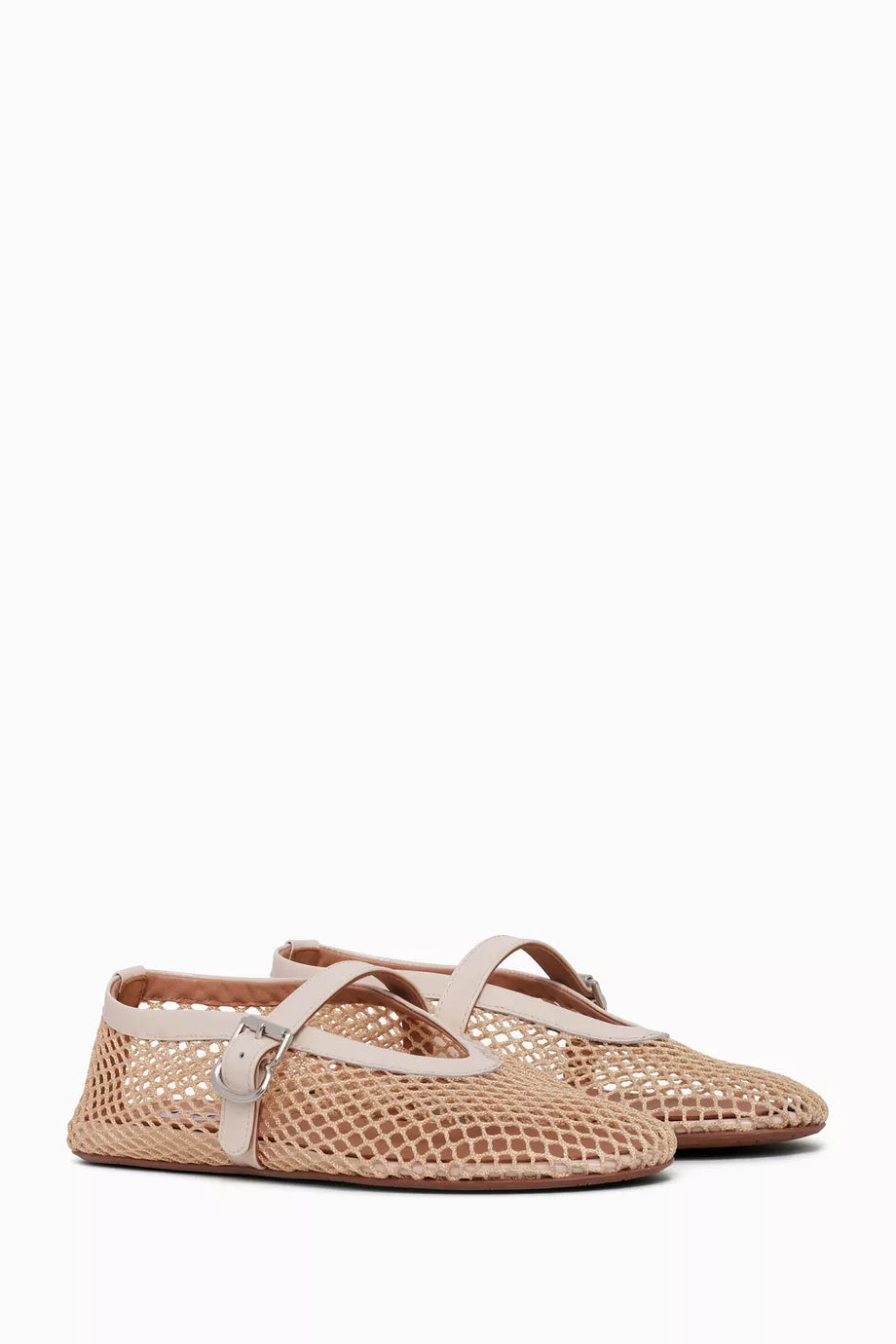 Fishnet Ballet Flats