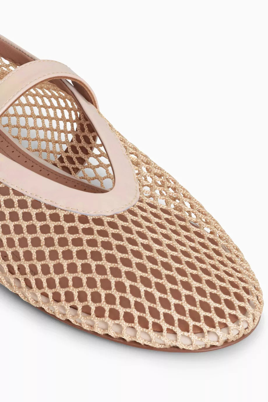 Fishnet Ballet Flats