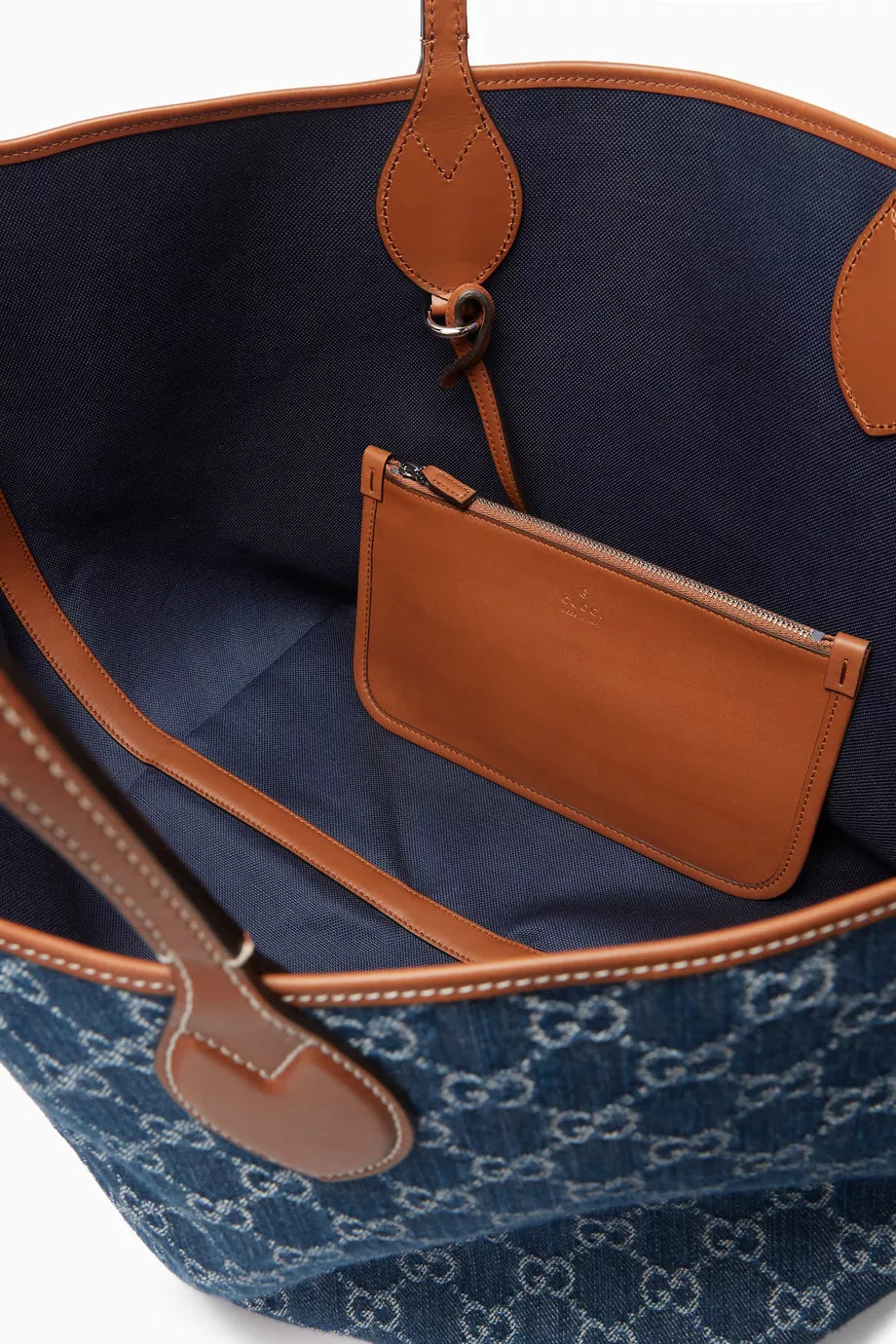 Totissima Tote Bag in GG Printed Denim